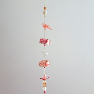 Origamis rouges orangés